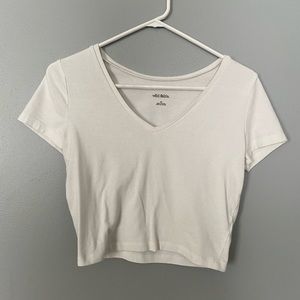 V neck crop top